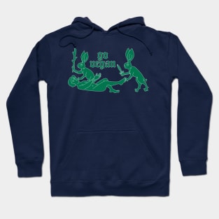 go vegan Hoodie